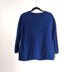 Cashmere cobalt blue sweater